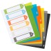 A5 50% Recycled Index File Dividers - 1 Set of 6