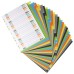 A4 50% Recycled A-Z Wide Index File Dividers - 1 Set of 24