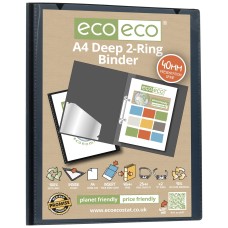 A4 95% Recycled Presentation Deep Ring Binder - Single
