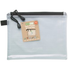 A5 90% Recycled Twin Pocket Strong Bag - Single