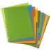 A4 50% Recycled Wide Index File Dividers - 1 Set of 10