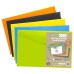 A3 50% Recycled Colour Press Stud Wallets - Pack of 5