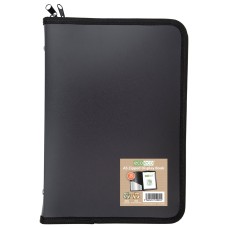 A5 50% Recycled 30 Pocket Zipped Display Book - Single