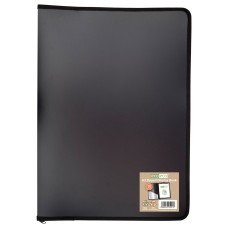 A3 50% Recycled 30 Pocket Zipped Display Book - Single