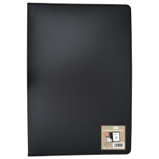 A2 50% Recycled 30 Pocket Zipped Display Book - Single