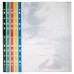 A4 100% Recycled Bag Colour Spine Multi Punched Pockets - Pack of 100