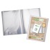 A4 50% Recycled Clear 60 Pocket Presentation Display Book - Single