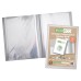 A3 50% Recycled Clear 20 Pocket Presentation Display Book - Single