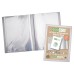 A2 50% Recycled Clear 20 Pocket Presentation Display Book - Single