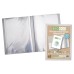 A2 50% Recycled Clear 40 Pocket Presentation Display Book - Single