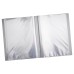 A2 50% Recycled Clear 40 Pocket Presentation Display Book - Single