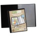 A4 50% recycled 40 pocket Fold Flat Spiral display book - Single