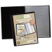 A5 50% recycled 20 pocket Fold Flat Spiral display book - Single
