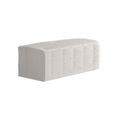 2 ply white V fold flushable hand towels x 2400