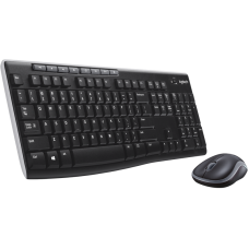 Logitech Wireless Combo MK270 keyboard Mouse included USB QWERTY English Black 920-004523