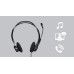 Logitech 960 Headset Wired Head-band Calls/Music USB Type-A Black 981-000100