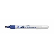 Drywipe Chisel Tip Marker Blue (10)
