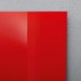 Wall Mounted Magnetic Glass Board 1000X650x15mm - Red - GL142