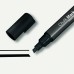 Liquid Chalk Water-Based Marker Black easy wipe 1-5mm chisel tip (1) - GL180