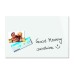 Wall Mounted Magnetic Glass Board 600x400x9mm - Super White - B1200