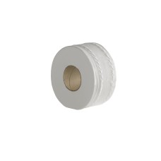 2 ply white mini jumbo toilet rolls packed 12x150m 60mm core 77 cases per pallet