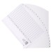 Exacompta Mylar Printed 160 GSM Indices A4 20 Part A to Z Letter Tabs