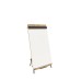 ROCADA NATURAL Tripod Flipchart with Magnetic Dry Wipe Surface - Oak