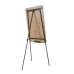 ROCADA NATURAL Tripod Flipchart with Magnetic Dry Wipe Surface - Oak