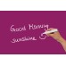Wall Mounted Magnetic Glass Board 450x450x9mm - Berry-coloured - B1104