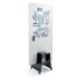 Agile Whiteboard Meet Up 900x1800x17mm - Coated metal surface, aluminium