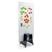 Agile Whiteboard Meet Up 900x1800x17mm - Coated metal surface, aluminium