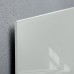 Wall Mounted Magnetic Glass Board 1800x1200x18mm - Grey