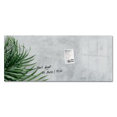 Wall Mounted Magnetic Glass Board 1300x550x18mm - Botanic Design