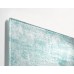 Wall Mounted Magnetic Glass Board 1300x550x18mm - Turquoise Wall Matt