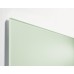 Wall Mounted Magnetic Glass Board 600x400x15mm - Matt Mint