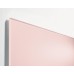Wall Mounted Magnetic Glass Board 600x400x15mm - Matt Rose