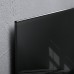 Wall Mounted Magnetic Glass Board 1200x900x18mm - Black