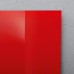 Wall Mounted Magnetic Glass Board 1000x1000x18mm - Red