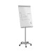 ROCADA VISUALLINE Mobile Flipchart with Magnetic Dry-Wipe Surface - Grey