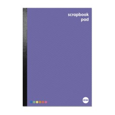 RHINO 13 x 9 Scrapbook 80 Page Multi-Coloured Sugar Paper (Pack of 36)