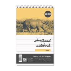 RHINO 200 x 127 Shorthand Notepad 150 Leaf, F8 (Pack of 5)