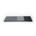 Compact Wireless Keyboard with Number pad and Mouse - Black