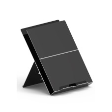 Laptop Stand with Pivotable Document Holder - Black