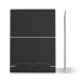 Laptop Stand with Pivotable Document Holder - Black