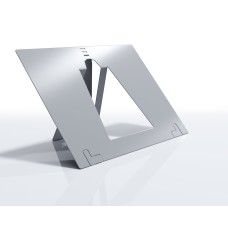 A4 Adjustable Book Holder - Natural Aluminium