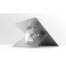 A4 Fold-away Document Stand - Natural Aluminium