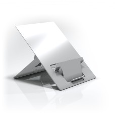 Laptop Stand with In-line Document Holder - Natural Aluminium