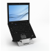 Laptop Stand with In-line Document Holder - Natural Aluminium