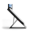 Laptop Stand with In-line Document Holder - Natural Aluminium