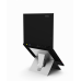 Laptop Stand with In-line Document Holder - Natural Aluminium